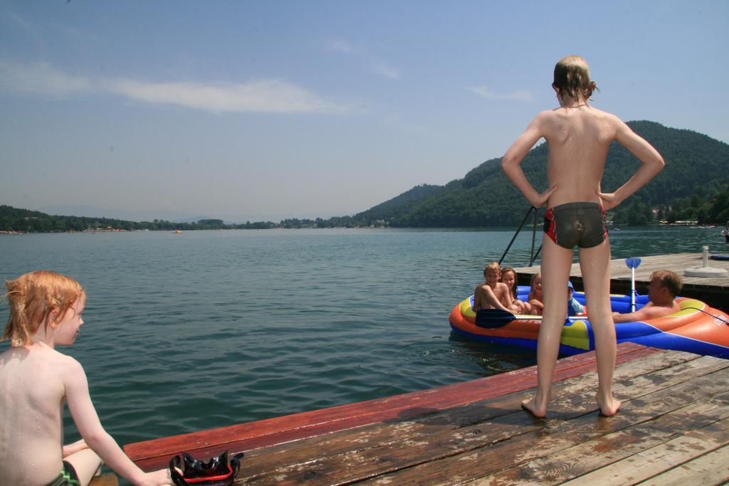 Erlebnisbauernhof Tschom Sankt Kanzian am Klopeiner See Exteriör bild